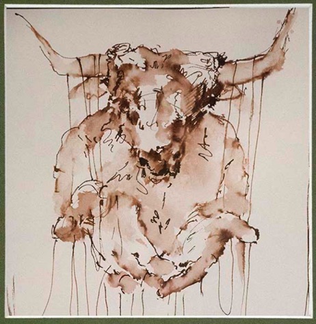 "Ariadne's thread" 2. Line & Wash. 22x19cm